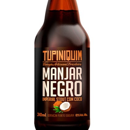 Cerveja Tupiniquim Manjar Negro Garrafa 310ml Imagem de Cerveja Tupiniquim Manjar Negro Garrafa 310ml