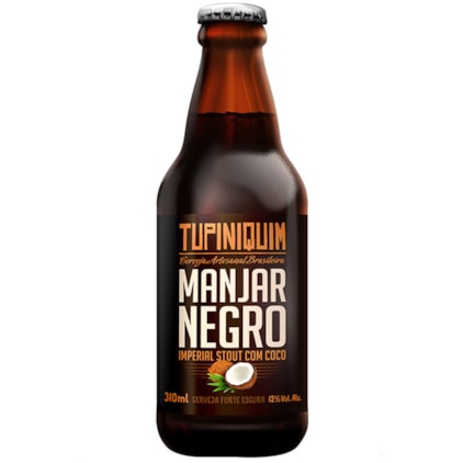 Cerveja Tupiniquim Manjar Negro Garrafa 310ml Imagem de Cerveja Tupiniquim Manjar Negro Garrafa 310ml