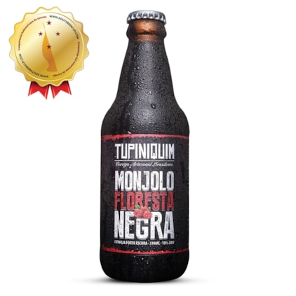 Cerveja Tupiniquim Monjolo Floresta Negra Garrafa 310ml Imagem de Cerveja Tupiniquim Monjolo Floresta Negra Garrafa 310ml