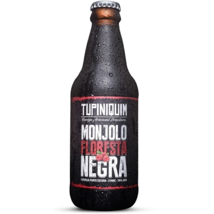 Cerveja Tupiniquim Monjolo Floresta Negra Garrafa 310ml Imagem de Cerveja Tupiniquim Monjolo Floresta Negra Garrafa 310ml