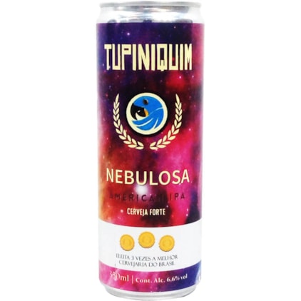 Cerveja Tupiniquim Nebulosa Lata 350ml Imagem de Cerveja Tupiniquim Nebulosa Lata 350ml