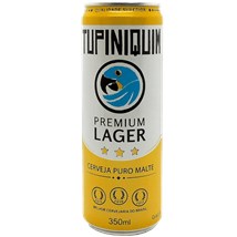 Tupiniquim Premium Lager Lata 350ml - Clube do Malte