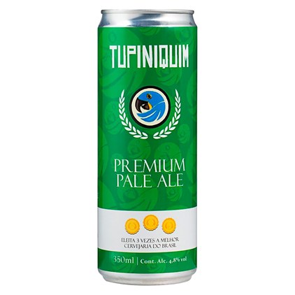 Imagem de Cerveja Tupiniquim Premium Pale Ale Lata 350ml