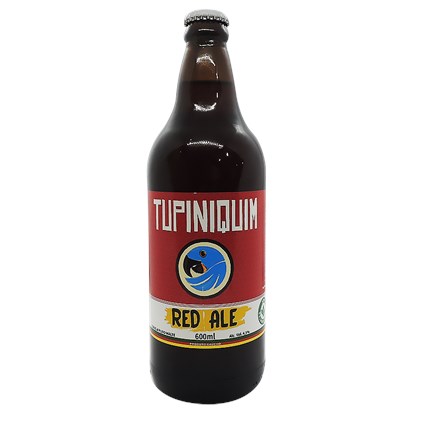 Cerveja Tupiniquim Red Ale Garrafa 600ml
