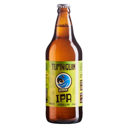 Cerveja Tupiniquim Session IPA Garrafa 600ml Imagem de Cerveja Tupiniquim Session IPA Garrafa 600ml