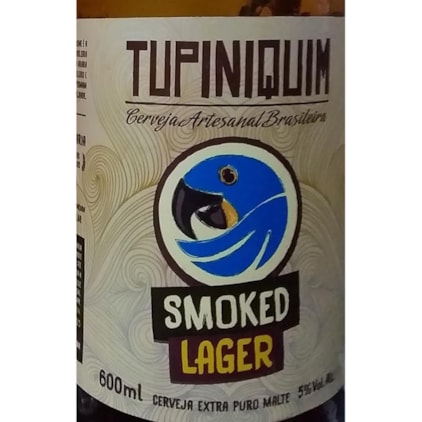 Cerveja Tupiniquim Smoked Lager Garrafa 600ml Imagem de Cerveja Tupiniquim Smoked Lager Garrafa 600ml