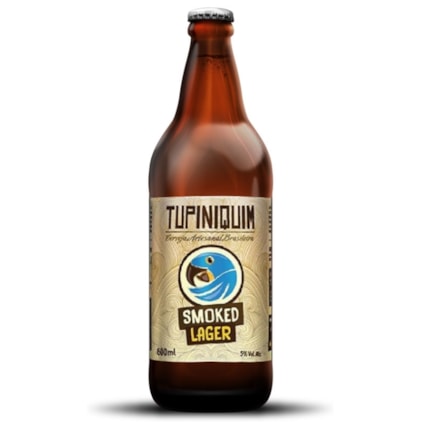 Cerveja Tupiniquim Smoked Lager Garrafa 600ml Imagem de Cerveja Tupiniquim Smoked Lager Garrafa 600ml