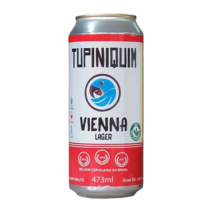 Cerveja Tupiniquim Vienna Lager Lata 473ml
