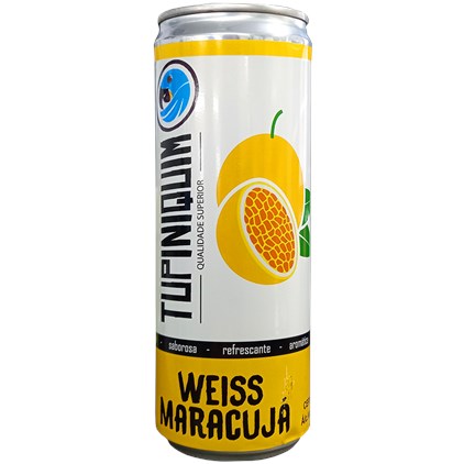 Cerveja Tupiniquim Weiss Maracujá Lata 350ml