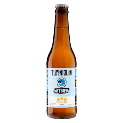 Cerveja Tupiniquim Witbier Garrafa 350ml Imagem de Cerveja Tupiniquim Witbier Garrafa 350ml
