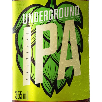 Cerveja Underground American IPA Garrafa 355ml Imagem de Cerveja Underground American IPA Garrafa 355ml
