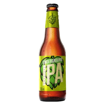 Cerveja Underground American IPA Garrafa 355ml (Pré- venda)
