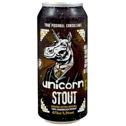 Cerveja Unicorn Stout Lata 473ml Imagem de Cerveja Unicorn Stout Lata 473ml