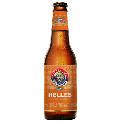 Cerveja Verruckter Biergarten Helles Garrafa 355ml Imagem de Cerveja Verruckter Biergarten Helles Garrafa 355ml