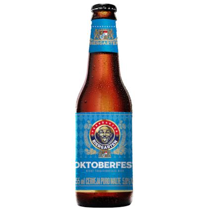Cerveja Verruckter Biergarten Oktoberfest Garrafa 355ml Imagem de Cerveja Verruckter Biergarten Oktoberfest Garrafa 355ml