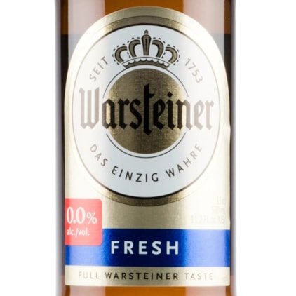 Cerveja Warsteiner Fresh Sem Álcool Garrafa 330ml Imagem de Cerveja Warsteiner Fresh Sem Álcool Garrafa 330ml