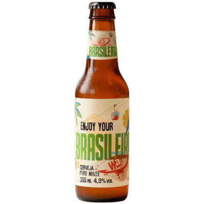 Cerveja Way Beer Enjoy Your Brasileira Lager Garrafa 355ml Imagem de Cerveja Way Beer Enjoy Your Brasileira Lager Garrafa 355ml