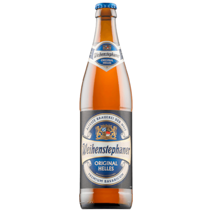 Cerveja Weihenstephaner Original Helles Garrafa 500ml Imagem de Cerveja Weihenstephaner Original Helles Garrafa 500ml
