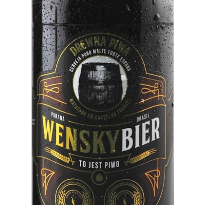 Cerveja Wensky Beer Drewna Piwa Garrafa 600ml Imagem de Cerveja Wensky Beer Drewna Piwa Garrafa 600ml
