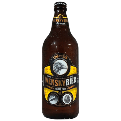 Cerveja Wensky Pilsen Garrafa 600ml Imagem de Cerveja Wensky Pilsen Garrafa 600ml