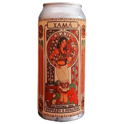 Cerveja Xamã Anahi Catharina Sour Cupuaçu e Morango Lata 473ml Imagem de Cerveja Xamã Anahi Catharina Sour Cupuaçu e Morango Lata 473ml