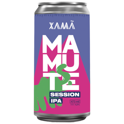 Cerveja Xamã Mamute Session IPA Lata 473ml Imagem de Cerveja Xamã Mamute Session IPA Lata 473ml