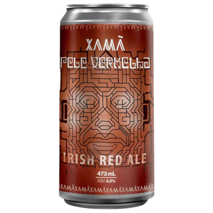 Cerveja Xamã Pele Vermelha Irish Red Ale Lata 473ml Imagem de Cerveja Xamã Pele Vermelha Irish Red Ale Lata 473ml