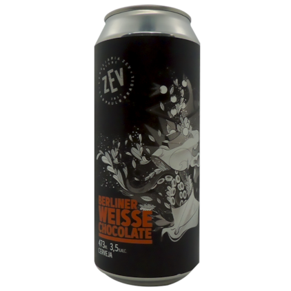 Cerveja ZEV Berliner Weisse Chocolate Lata 473ml Imagem de Cerveja ZEV Berliner Weisse Chocolate Lata 473ml
