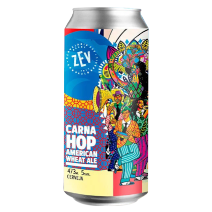 Cerveja ZEV Carna Hop American Wheat Ale Lata 473ml Imagem de Cerveja ZEV Carna Hop American Wheat Ale Lata 473ml