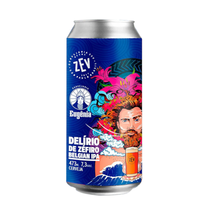 Cerveja ZEV Delírio de Zéfiro Belgian IPA Lata 473ml Imagem de Cerveja ZEV Delírio de Zéfiro Belgian IPA Lata 473ml