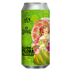 Cerveja ZEV Elixir de Flora Belgian IPA Lata 473ml