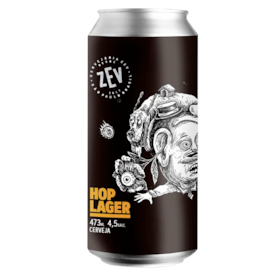 Cerveja Zev Hop Lager Lata 473ml