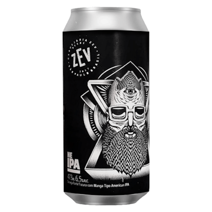 Cerveja ZEV NE IPA Com Manga Lata 473ml Imagem de Cerveja ZEV NE IPA Com Manga Lata 473ml