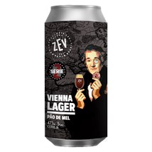 Cerveja ZEV Pão de Mel Vienna Lager Lata 473ml