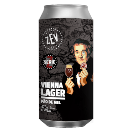Cerveja ZEV Pão de Mel Vienna Lager Lata 473ml Imagem de Cerveja ZEV Pão de Mel Vienna Lager Lata 473ml