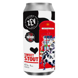 Cerveja ZEV Sweet Stout Lata 473ml