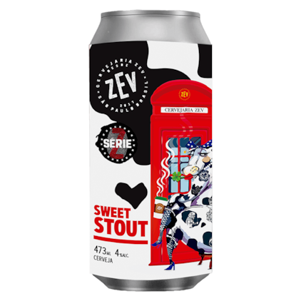 Cerveja ZEV Sweet Stout Lata 473ml Imagem de Cerveja ZEV Sweet Stout Lata 473ml