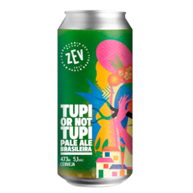 Cerveja Zev Tupi Or Not Tupi Pale Ale Brasileira Lata 473ml