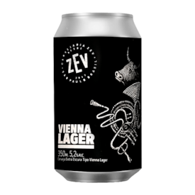 Cerveja ZEV Vienna Lager Lata 350ml