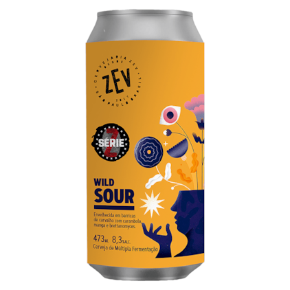 Cerveja ZEV Wild Sour Lata 473ml Imagem de Cerveja ZEV Wild Sour Lata 473ml