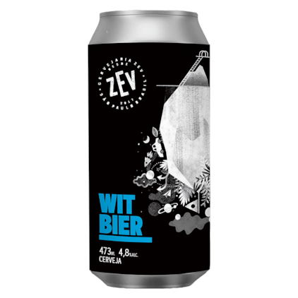 Cerveja ZEV Witbier Lata 473ml Imagem de Cerveja ZEV Witbier Lata 473ml