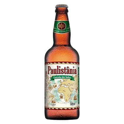 Cervejas Paulistânia Caminho das Índias Garrafa 500ml