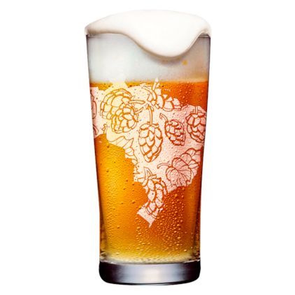 Copo de Cerveja Brazilian Hop 500ml Imagem de Copo de Cerveja Brazilian Hop 500ml