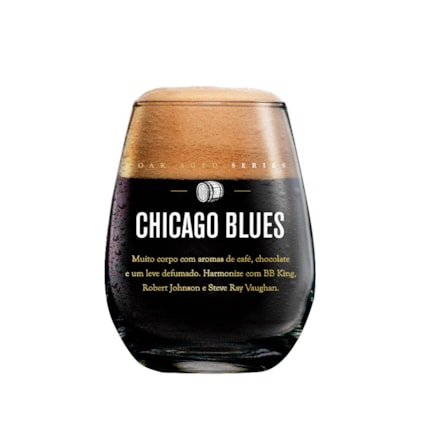 Copo de Cerveja Chicago Blues 350ml Imagem de Copo de Cerveja Chicago Blues 350ml