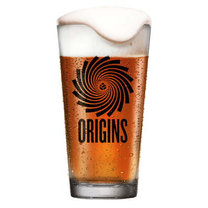 Copo de Cerveja Origins 415ml Imagem de Copo de Cerveja Origins 415ml