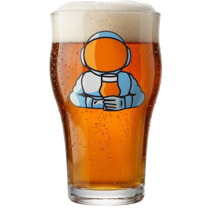Copo de Cerveja Pint Astronauta 300ml