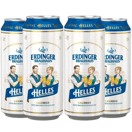 Imagem de Double de Cervejas Erdinger Helles - compre 2 e Leve 4