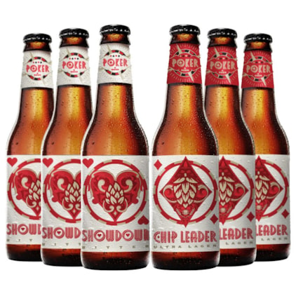 Double de Cervejas Poker - Compre 3 e Leve 6 Imagem de Double de Cervejas Poker - Compre 3 e Leve 6