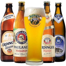 Kit 4 Cervejas Weiss Importadas + Copo Original 40% OFF