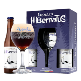 Kit Belga Lupulus Hibernatus Com 4 Cervejas + Taça